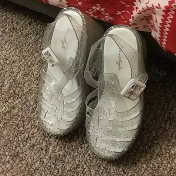 Glittery clear platforms - Picture 6 of 7